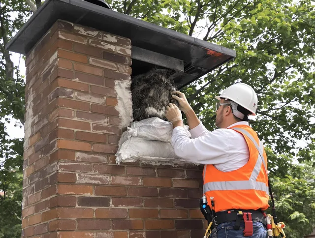 Humane removal of debris and animals by Whitman Chimney Sweep in Whitman, MA