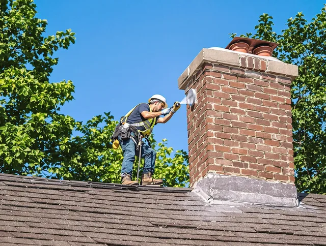 Whitman Chimney Sweep performing an inspection with advanced tools in Whitman, MA