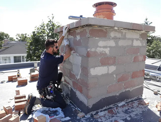 Advanced chimney repair process by Whitman Chimney Sweep in Whitman, MA